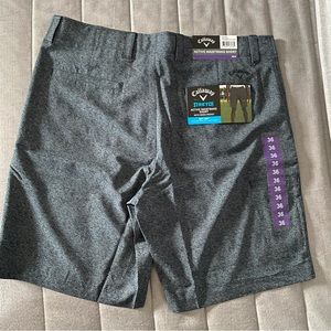New With Tags Men’s Callaway Golf Shorts - 36W Gray